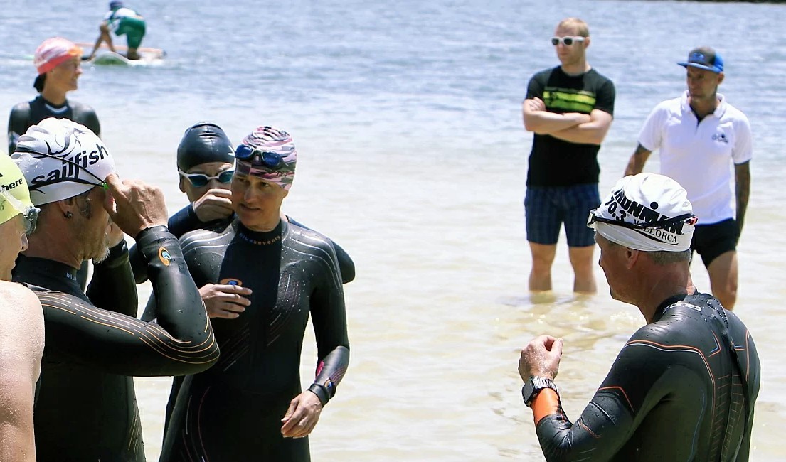 Campo di triathlon a lunga distanza